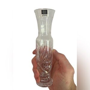 Vintage Miller Rogaska Covington Richmond Vase Lead Crystal Glass Clear Slovenia